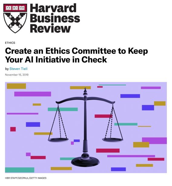 Create an Ethics Committee to Keep your AI Initiative in Check cover