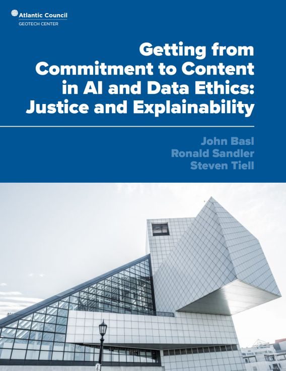 Getting from Commitment to Operationalization in AI and Data Ethics: Justice and Explainability cover