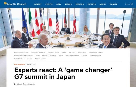 Experts React: A 'Game Changer' G7 Summit in Japan cover